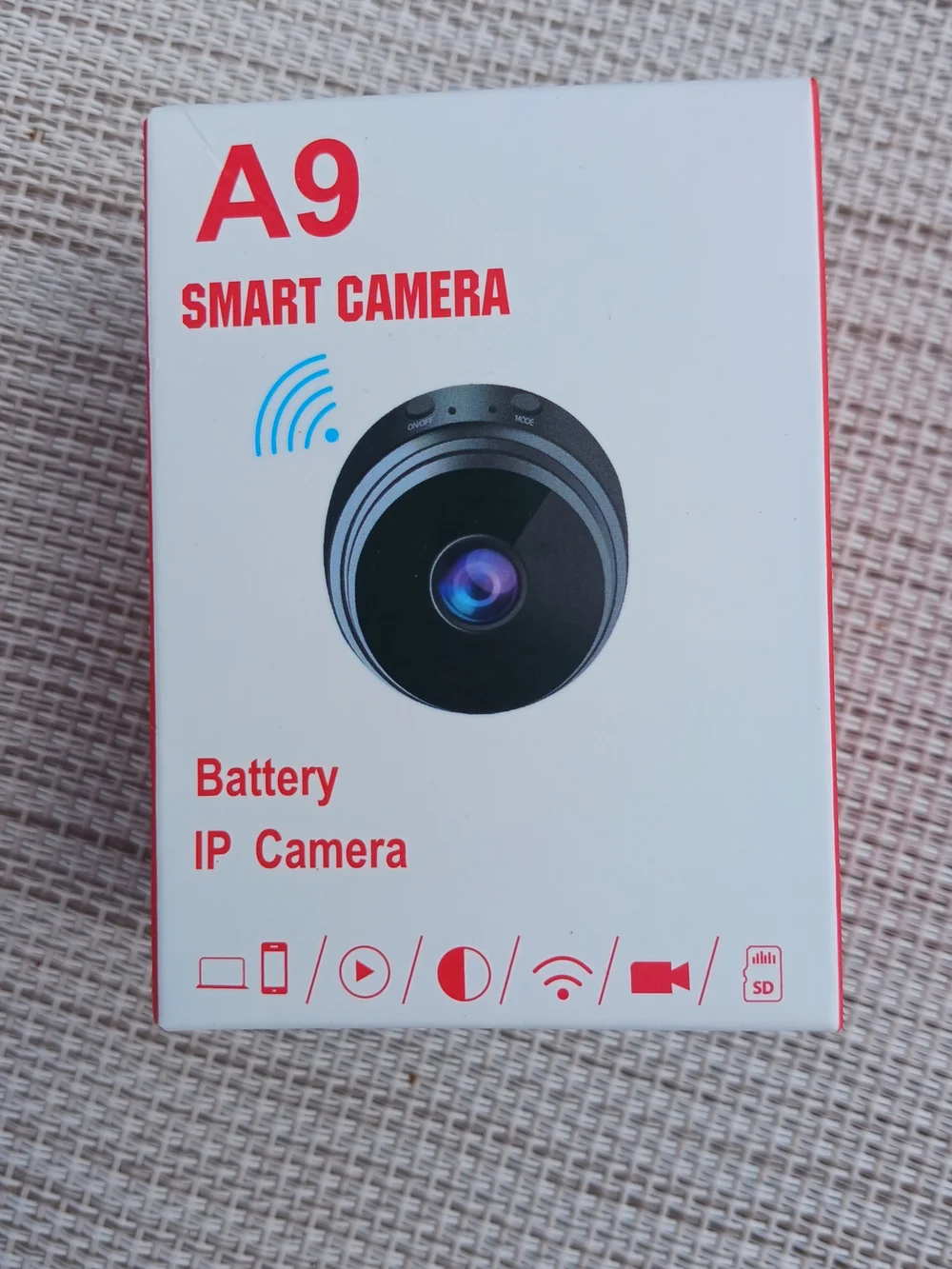 A9 Smart Camera - Black Wireless Battery IP Camera